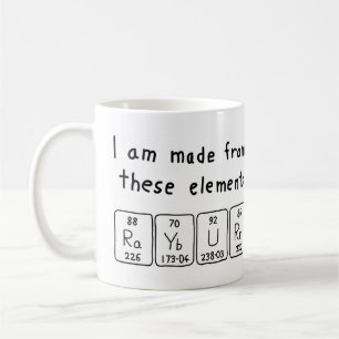 Rayburn periodic table name mug
