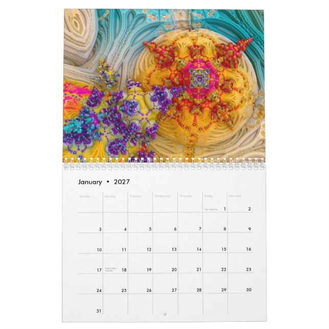 Raydianze 2012 Calendar (Jan 2027)