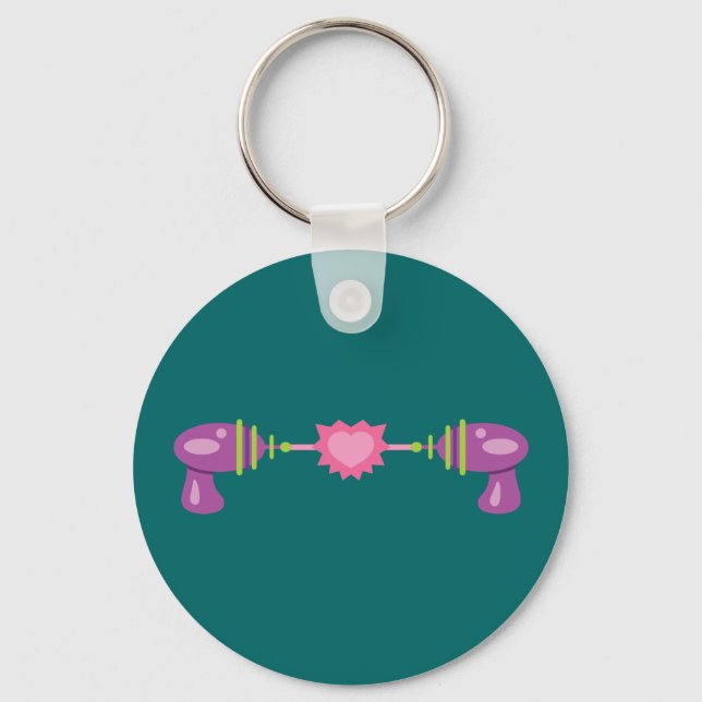 Raygun Love Key Ring (Front)