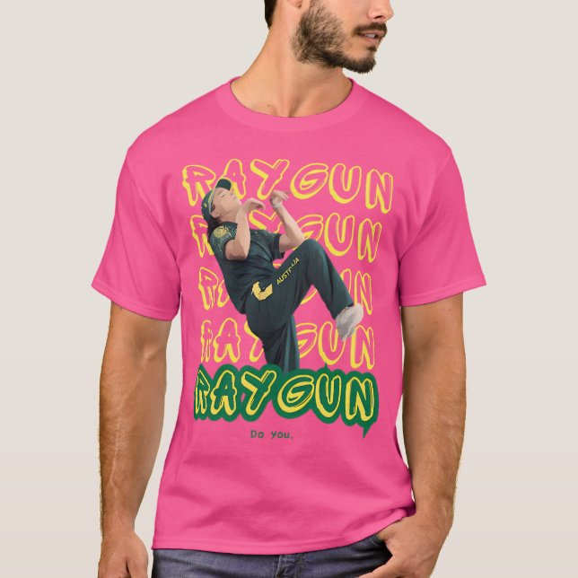 Raygun Rachel Gunn Breaking Australia Olympics Kan T-Shirt (Front)