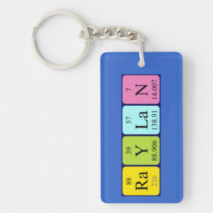 Raylan periodic table name keyring