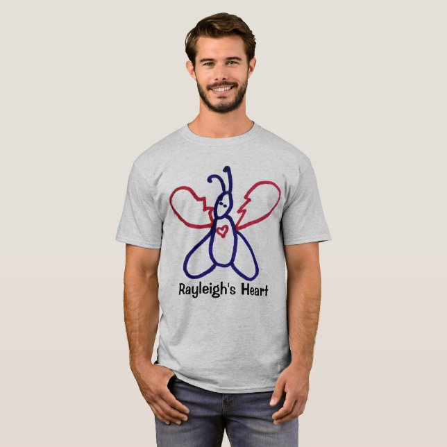 Rayleigh's Heart Butterfly T-Shirt (Front Full)