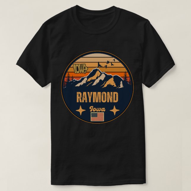 Raymond, Iowa T-Shirt (Design Front)