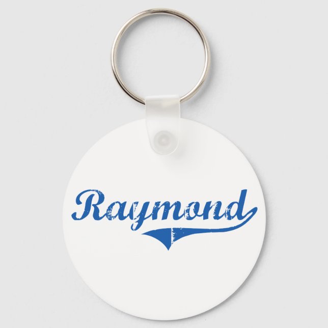 Raymond New Hampshire Classic Design Key Ring (Front)