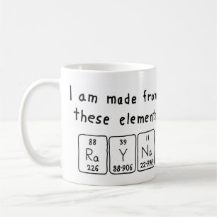 Rayna periodic table name mug