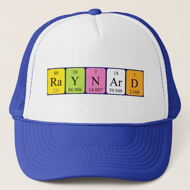 Raynard periodic table name hat (Front)