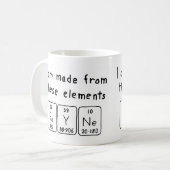 Rayne periodic table name mug (Front Left)