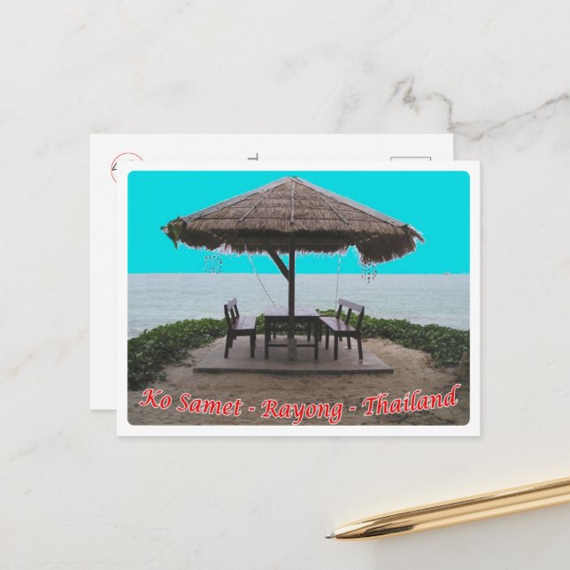 Rayong - Ko Samet Rayong - Thailand - Postcard (Front/Back In Situ)