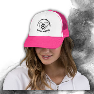 Rays, Heart , Black Evil Eye protection monogram Trucker Hat