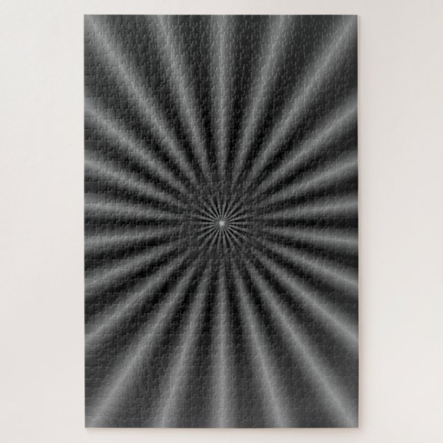 Rays in Black and White Jigsaw Puzzle (Vertical)