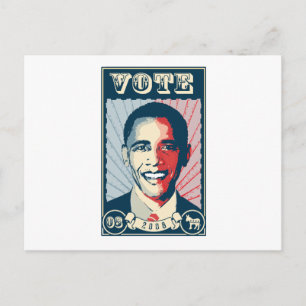 RAYS OBAMA VOTE -.png Postcard