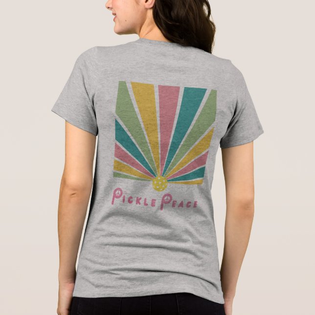 Rays of light Tri-Blend shirt (Back)