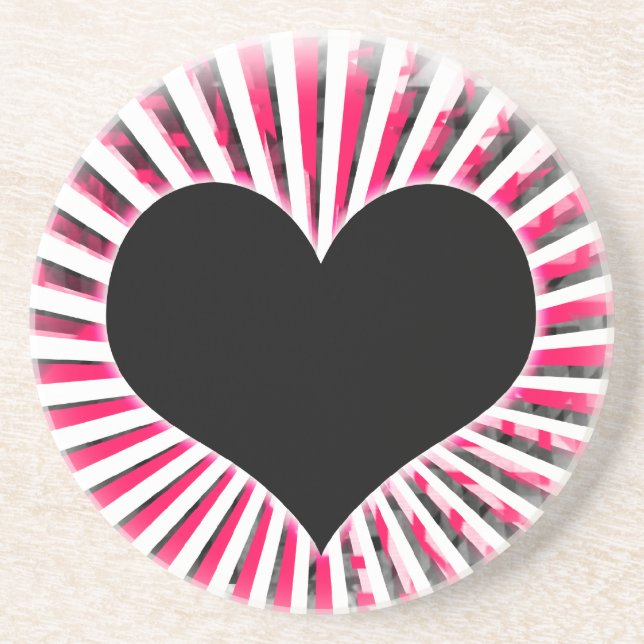 Rays of My Heart Coaster (Front)