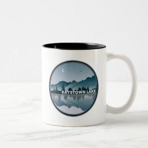Raystown Lake Pennsylvania Reflection Two-Tone Coffee Mug