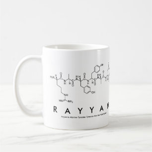 Rayyan peptide name mug