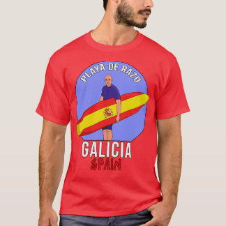 Razo Beach Galicia Spain T-Shirt