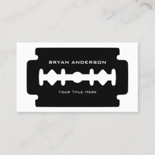 Razor Blade Business Card