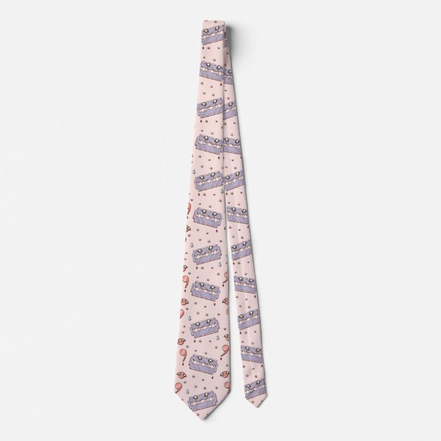 Razor Blade Semicolon Yami Kawaii Tie (Front)