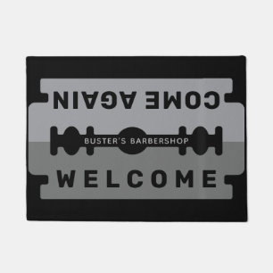 Razor Blade Welcome Mat Personalise