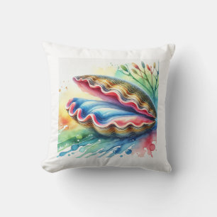 Razor Clam Navaja 170724AREF130 - Watercolor Cushion