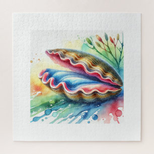 Razor Clam Navaja 170724AREF130 - Watercolor Jigsaw Puzzle