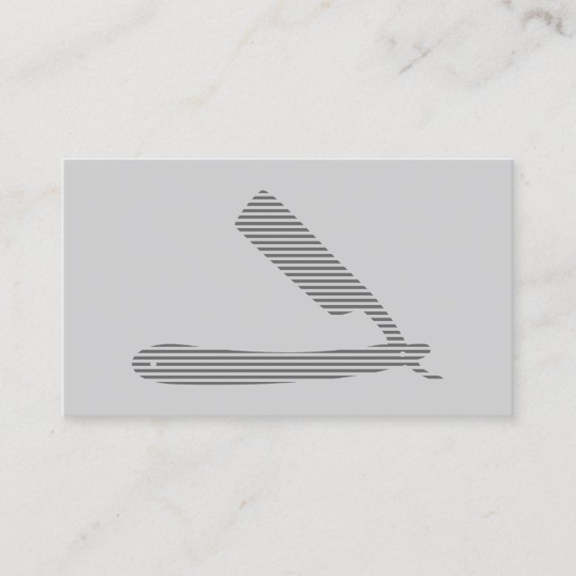 razor stripes business card (Front)