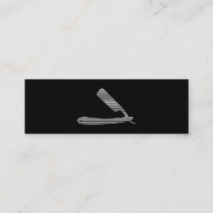 razor stripes mini business card