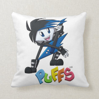 Razor the Rock Star throw pillow