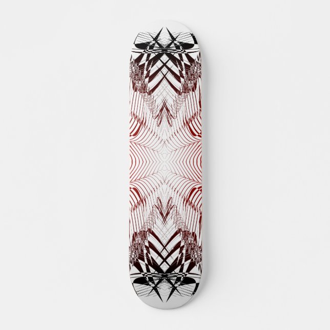 Razor Web: Abstract Artwork: Custom Skateboard (Front)