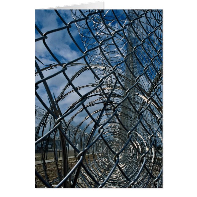 Razor wire, prison (Front)