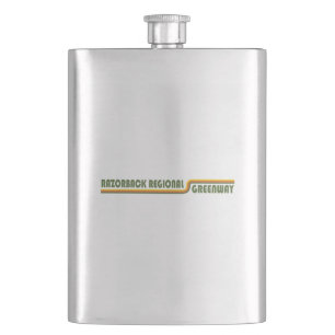 Razorback Regional Greenway Arkansas Hip Flask