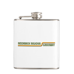 Razorback Regional Greenway Arkansas Hip Flask