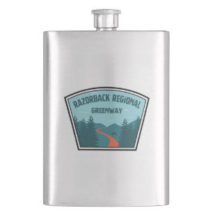 Razorback Regional Greenway Hip Flask