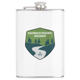Razorback Regional Greenway Hip Flask