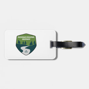 Razorback Regional Greenway Luggage Tag