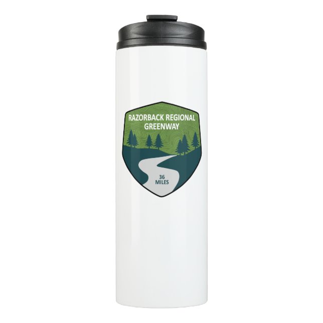 Razorback Regional Greenway Thermal Tumbler (Front)