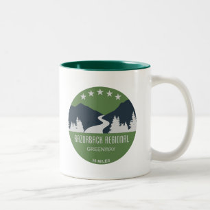 Razorback Regional Greenway Two-Tone Coffee Mug