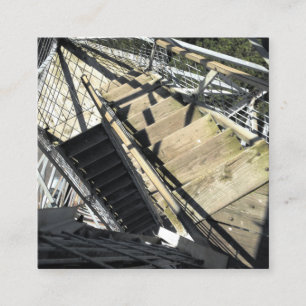 razorback tower in eureka springs square business card