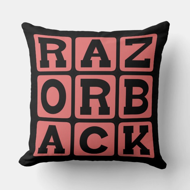 Razorback, Wild Boar Cushion (Front)