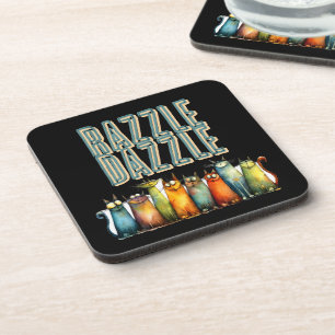 Razzle Dazzle Beverage Coaster