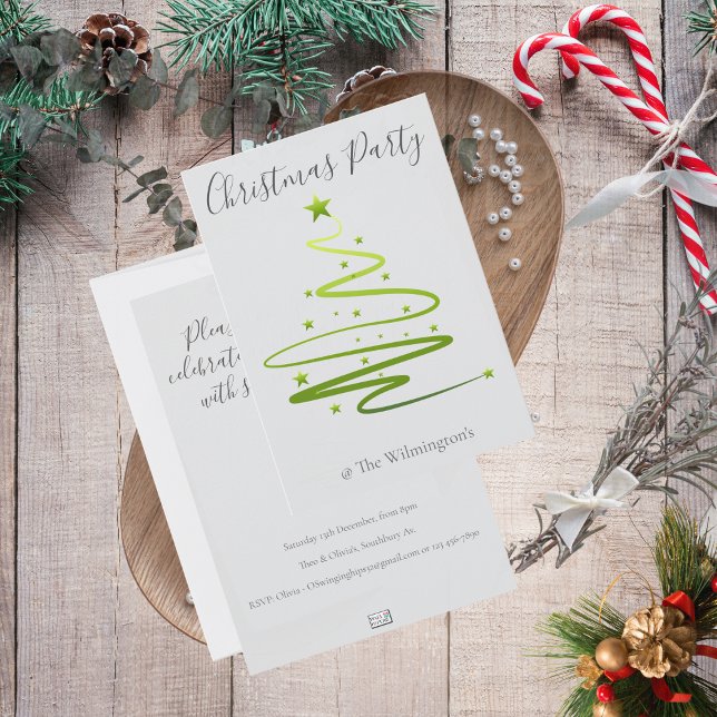 Razzle Dazzle Christmas Party Invitation (Razzle Dazzle Christmas Party Invitation)