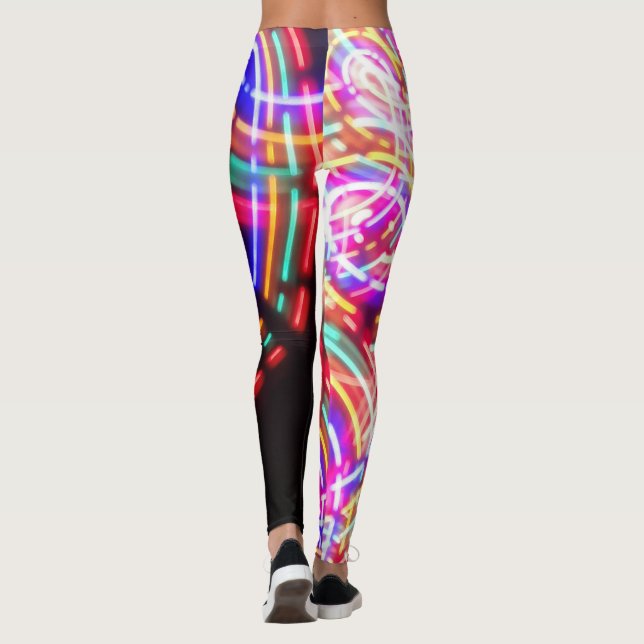Razzle Dazzle Leggings by Artist C.L. Brown (Back)