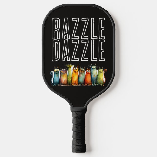 Razzle Dazzle Pickleball Paddle (Front)