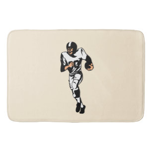 RB Football Player / Sports Design Bath Mat