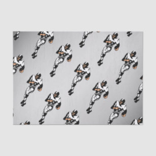RB Football Player / Sports Design Tissue Paper