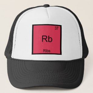 Rb - Ribs Chemistry Element Symbol Funny Trucker Hat