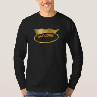 rban Streetwear Gold Crown, Custom Gothic Name T-S T-Shirt