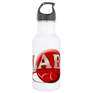 RBC LABORATORY LOGO RED BLOOD CELLS 532 ML WATER BOTTLE