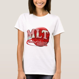 RBC MLT LABORATORY SWOOSH LOGO - MED LAB TECH T-Shirt