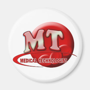 RBC MT LABORATORY SWOOSH LOGO - MEDICAL TECH MAGNET